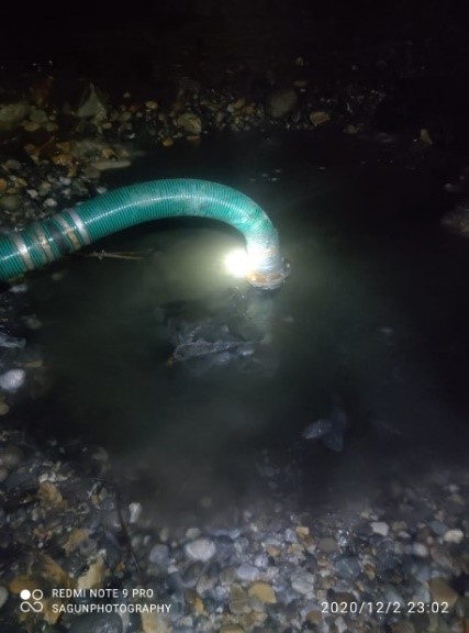 Dewatering work MMHPS 1