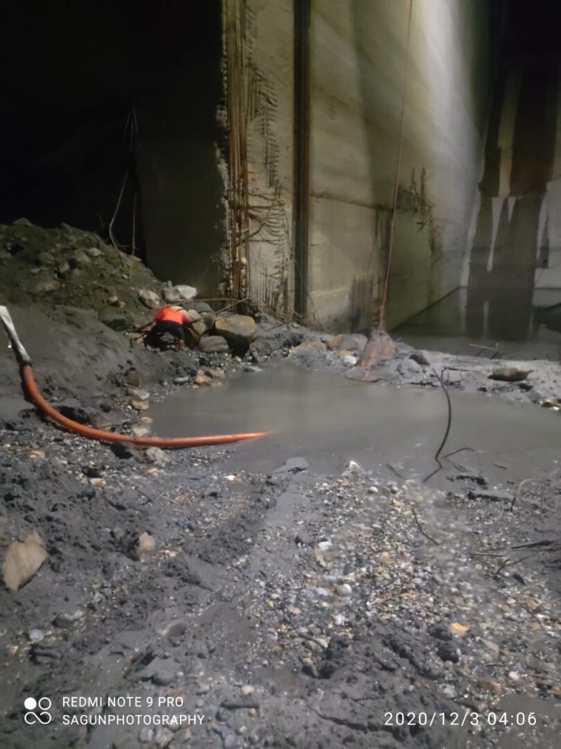 Dewatering work MMHPS 4 1