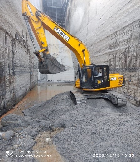 Removal of Sand and debris 1