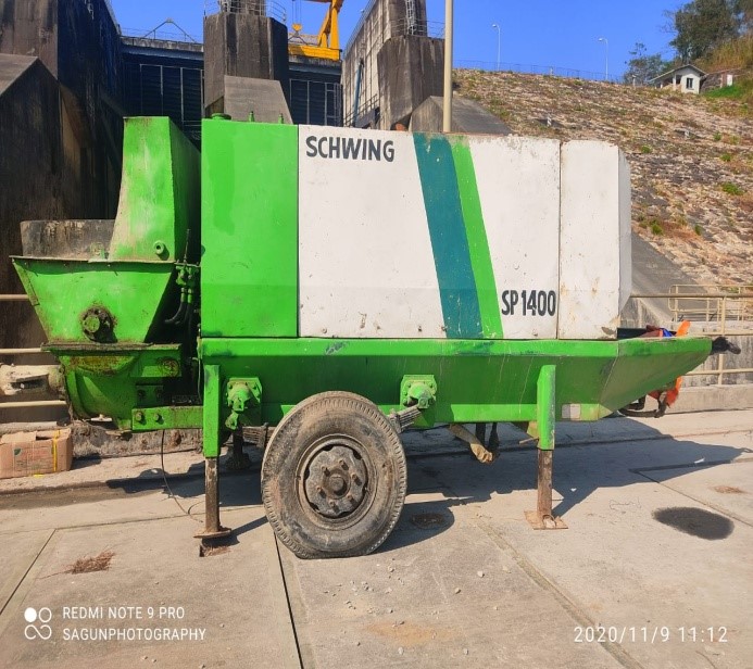 Concrete pump